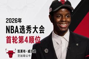 野兽前锋！公牛4号签摘下凯莱布·威尔逊 新帅斯普利特麾下添大将